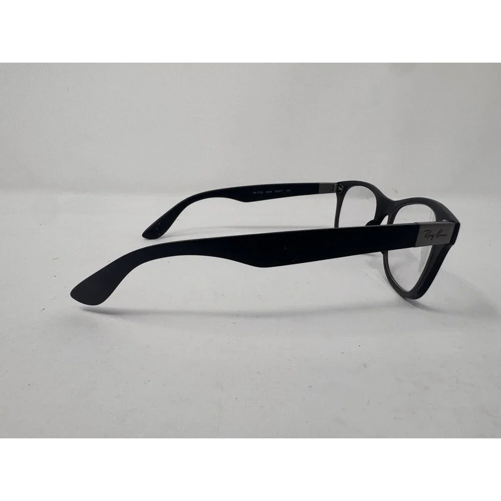 Ray-Ban LITEFORCE RB7032 Eyeglass Frames Only 52-17-145 Black 5204 Italy Made
